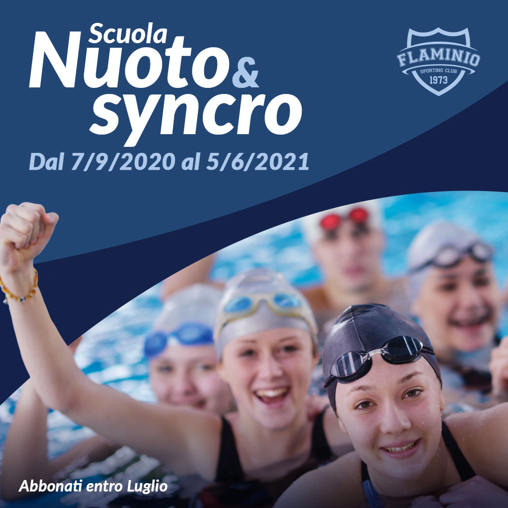 Scuola Nuoto & Syncro - Dal 7 Settembre 2020 al 5 Giugno 2021