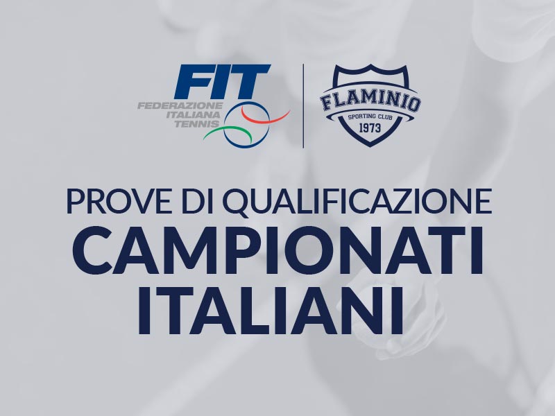 Prove di qualificazioni Campionati Italiani